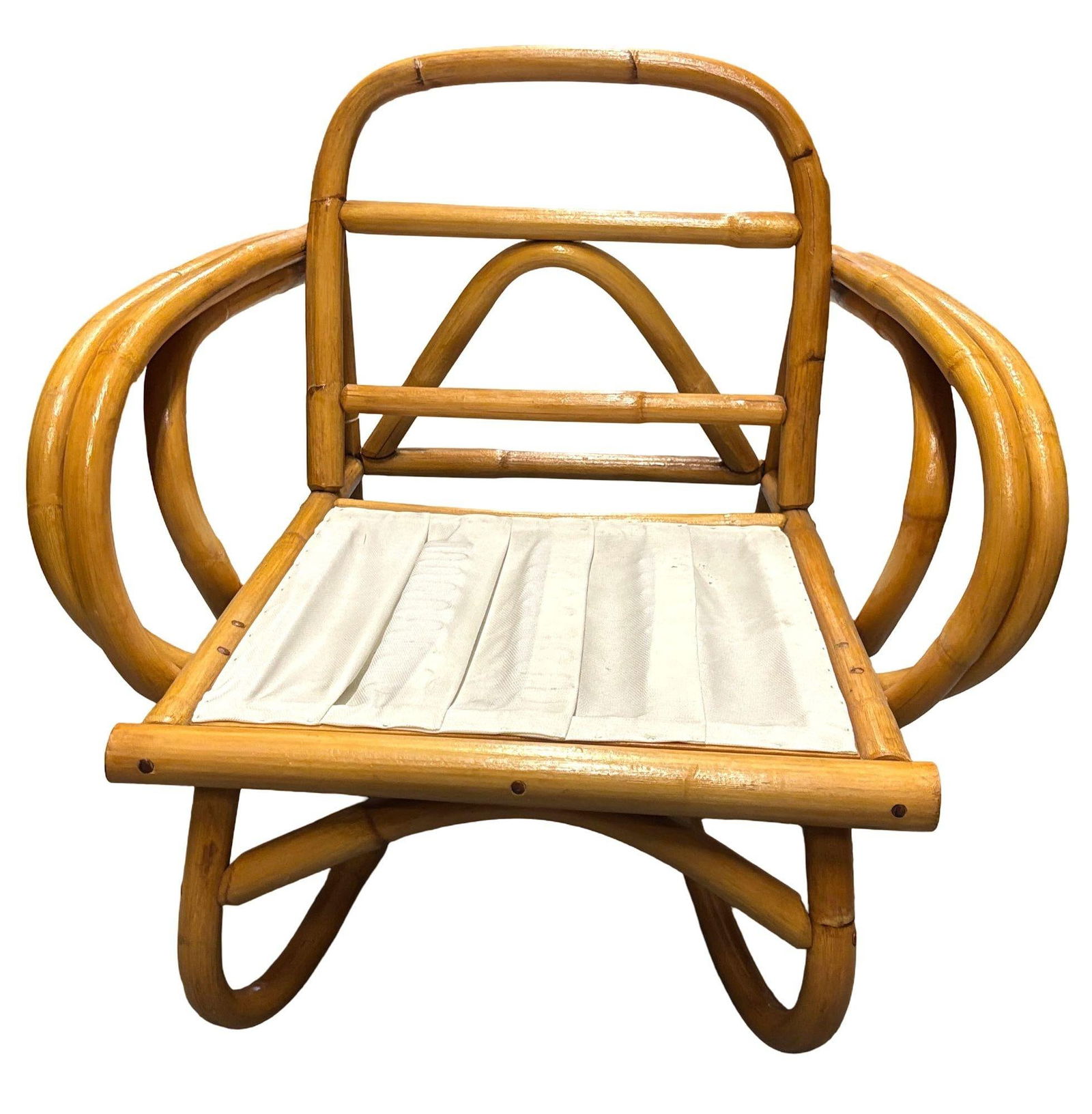 Restored Rattan Loop Leg Livingroom Set - 13