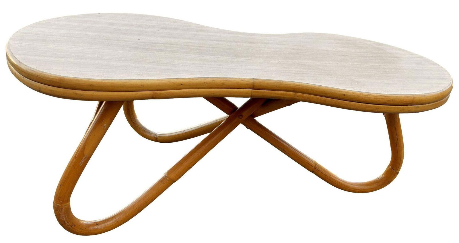 Restored Rattan Loop Leg Livingroom Set - 15