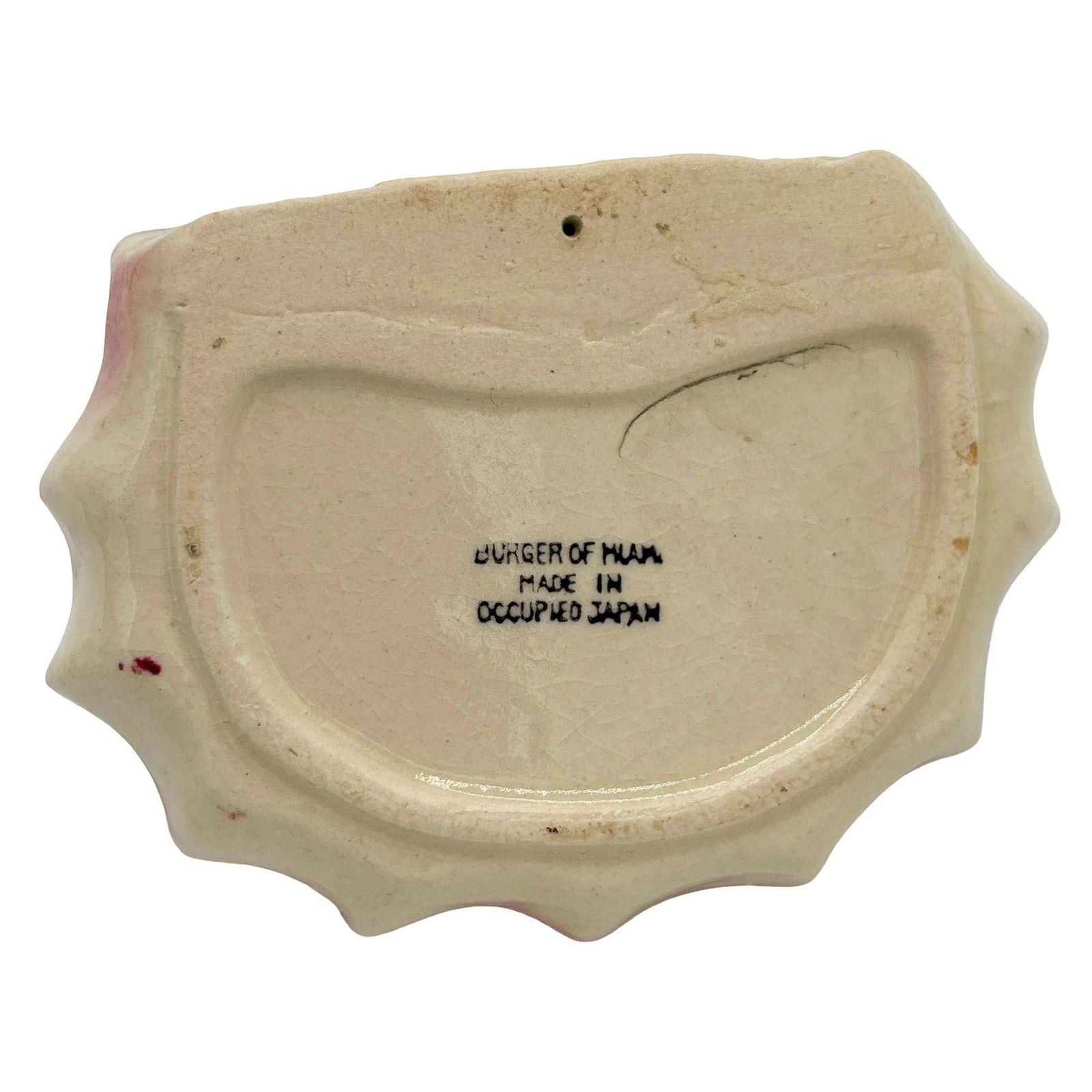 Rare 1948 "Soweru of Florida" Drinking Pink Flamingo Ceramic Ashtray - 6