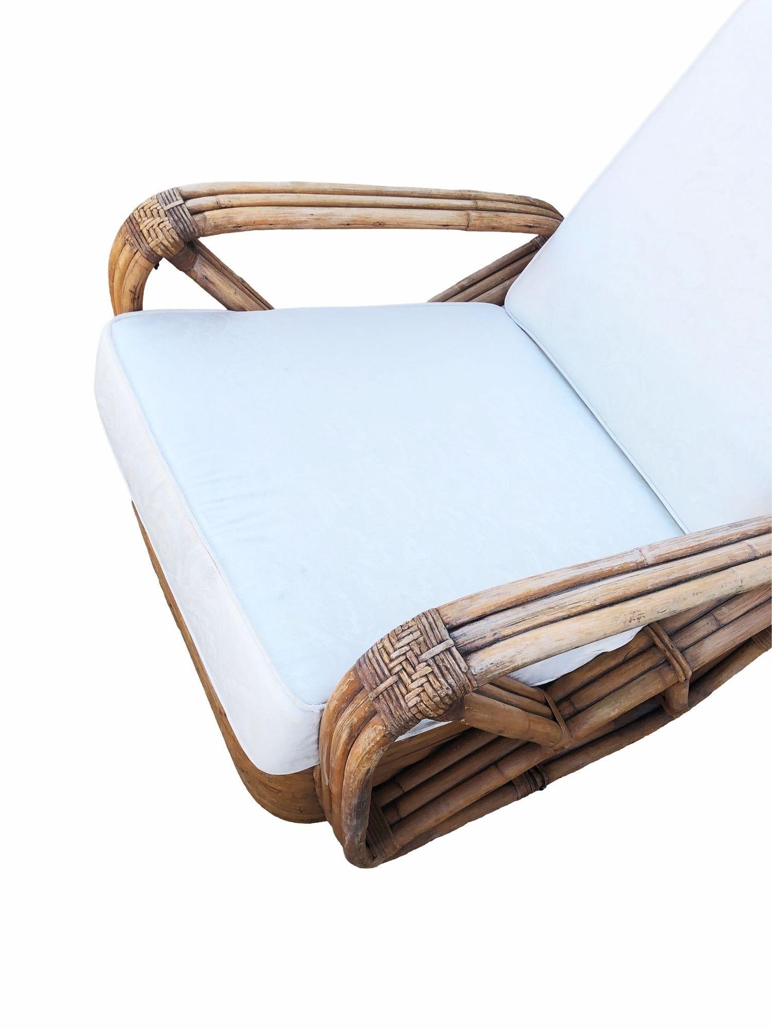 Paul T. Frankl 3-Strand Square Pretzel Round-Back Lounge Chair (unrestored) - 20