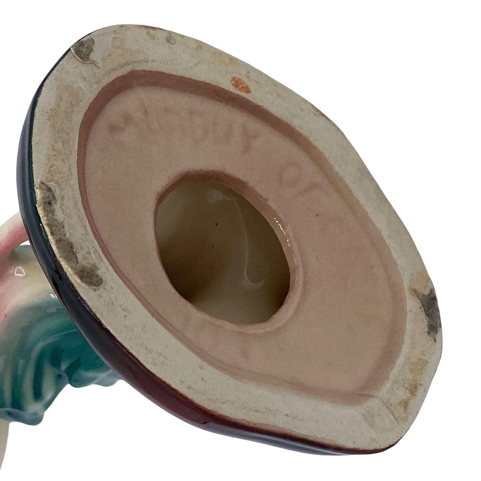 Mid-century Ceramic Flamingo Figurine & Vase Set by Maddux & Leftons - 14