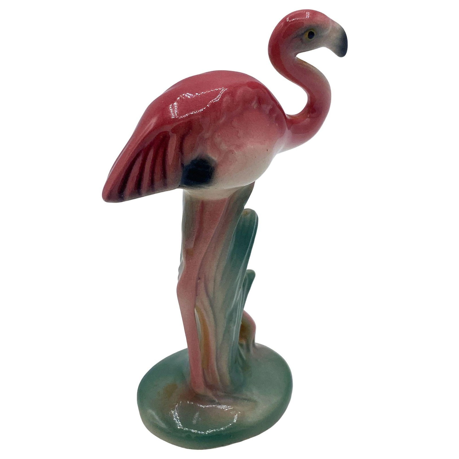 Mid-century Matching Mini Pink Flamingo Ceramic Tabletop Figures By Brad Keeler - 18