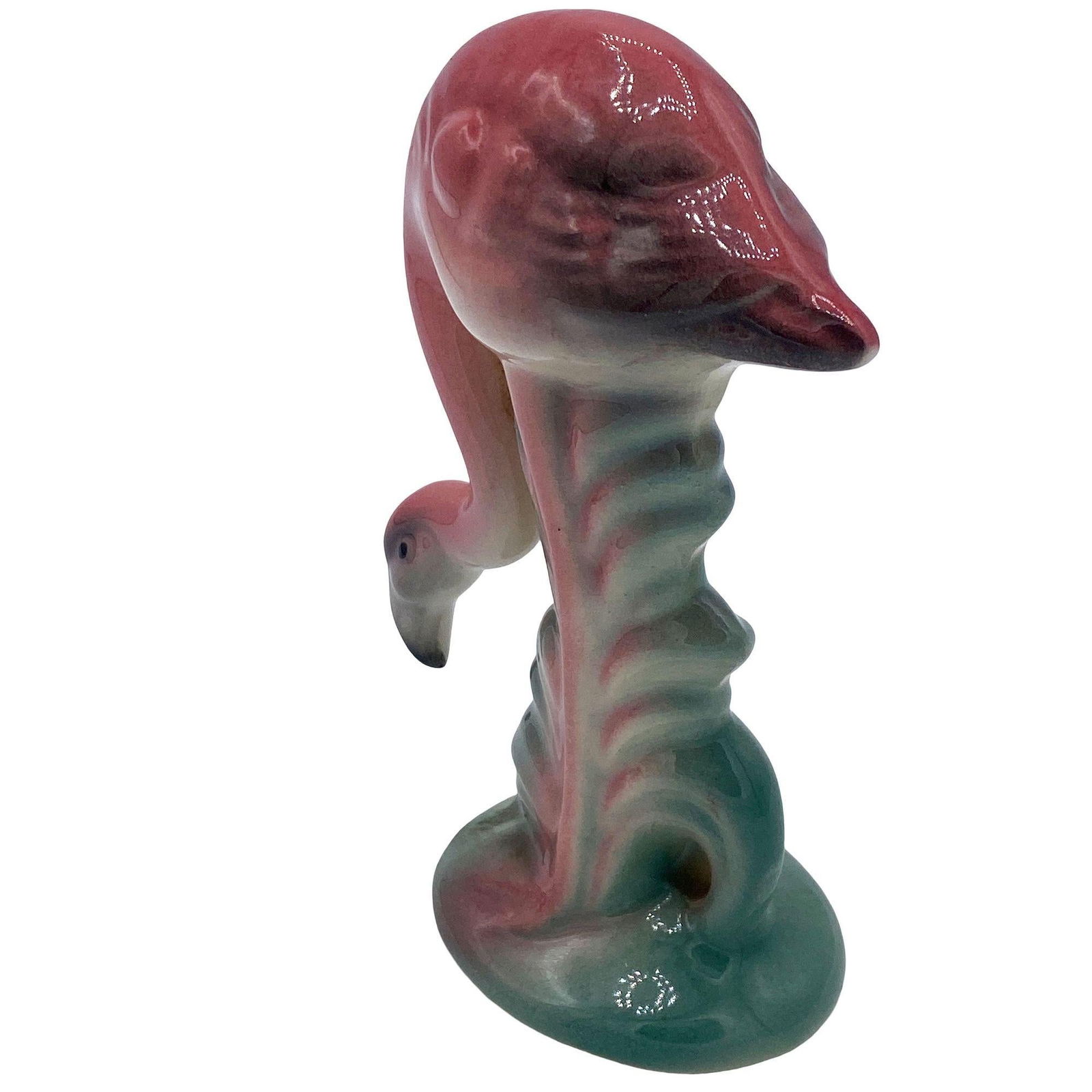 Mid-century Matching Mini Pink Flamingo Ceramic Tabletop Figures By Brad Keeler - 9