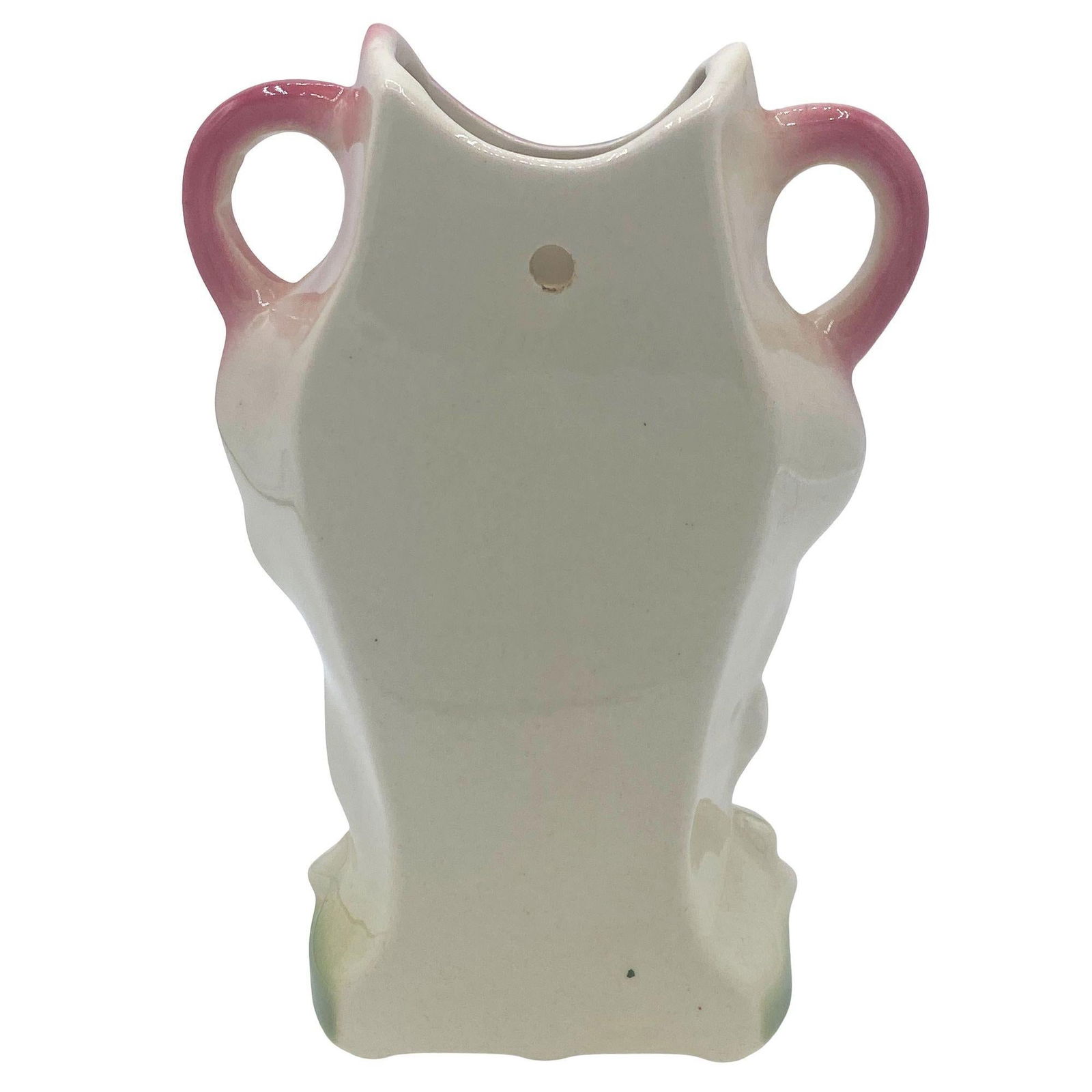 Rare Mid-century Ceramic California Pottery Tropical Flamingo Flower Wall Vase - 2