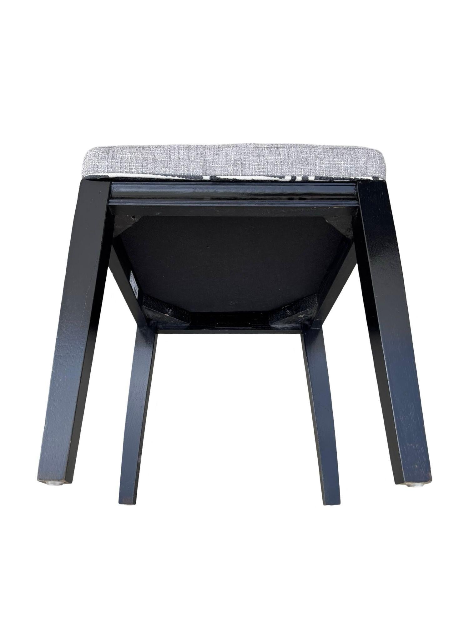 Set of Six Scrolling Back Wooden Oak Dining Chairs by Four Hands - 5