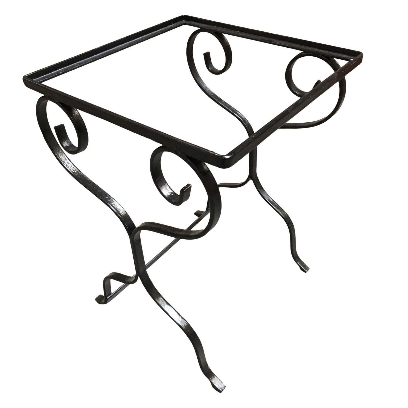 Iron Scrolling Outdoor/Patio Nesting Side Table Set - 3