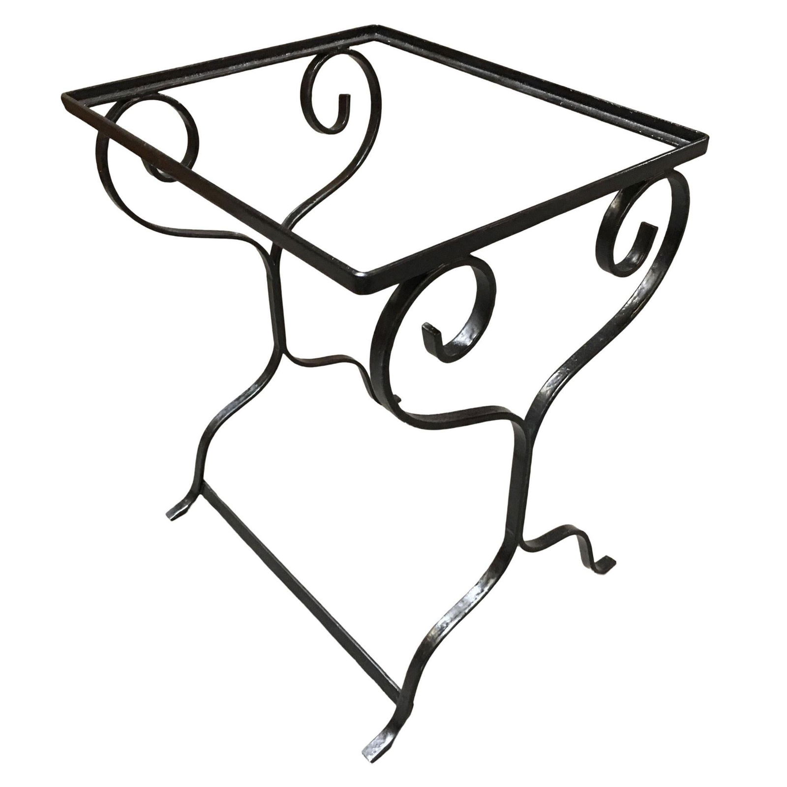 Iron Scrolling Outdoor/Patio Nesting Side Table Set - 5