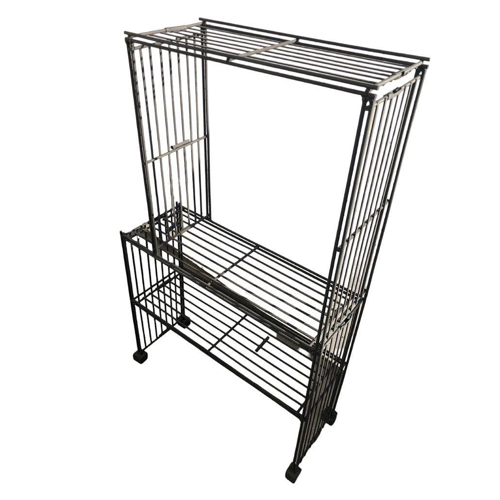 Mid-Century 3-Tier Iron Wire Art Display Shelf Bookshelf Etagere - 11