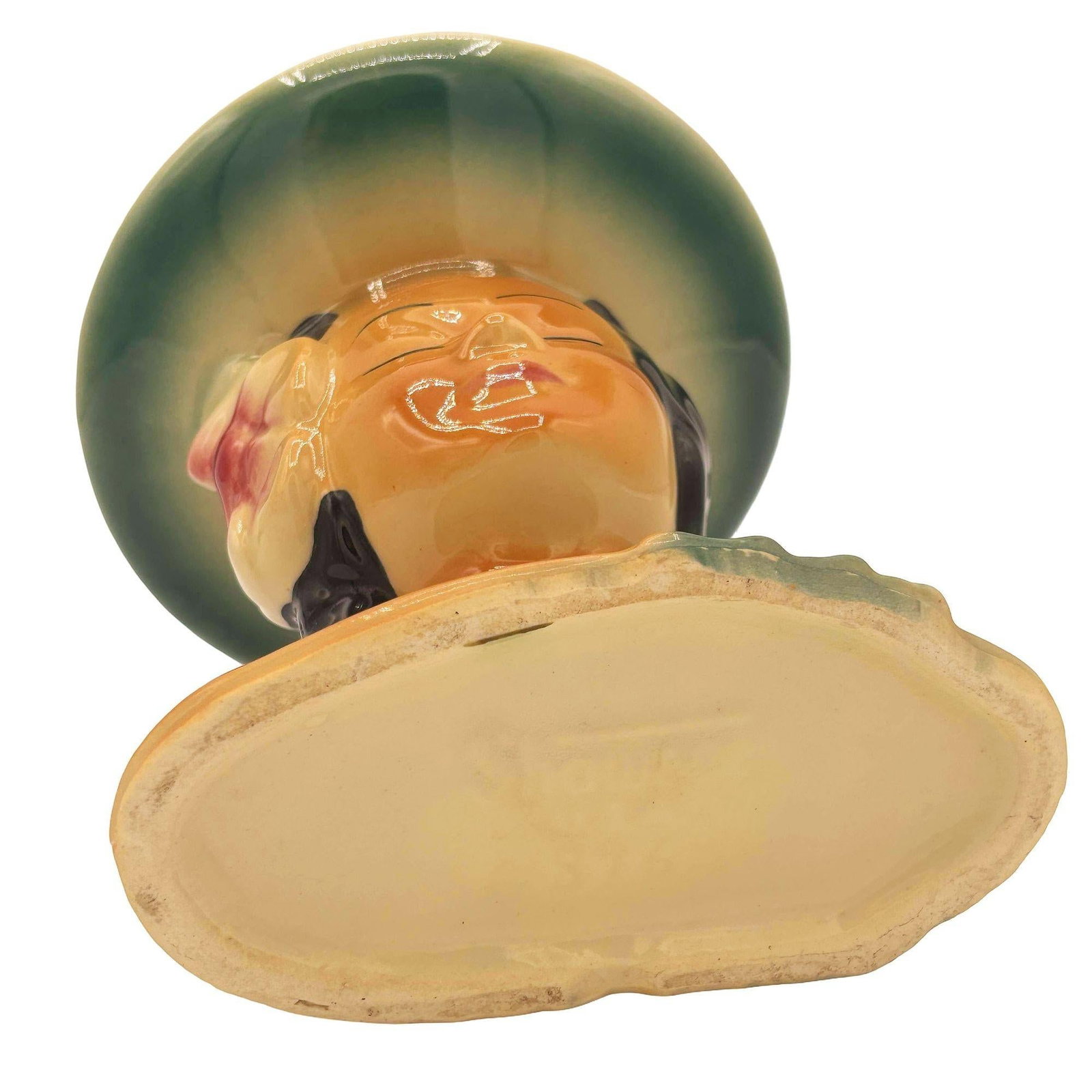 MCM Hawaiian 896 Hula Girl Polynesian Pink Plant Bust Vase by Shawnee Pottery - 13