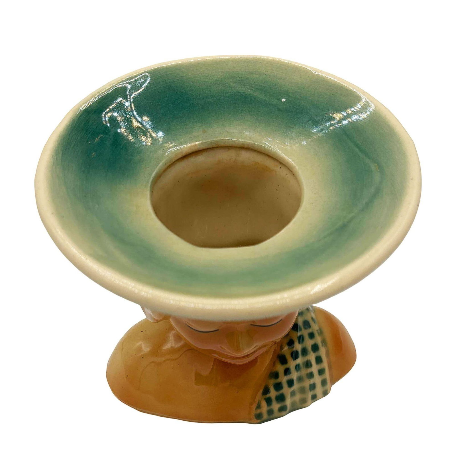 MCM Hawaiian 896 Hula Girl Polynesian Pink Plant Bust Vase by Shawnee Pottery - 17