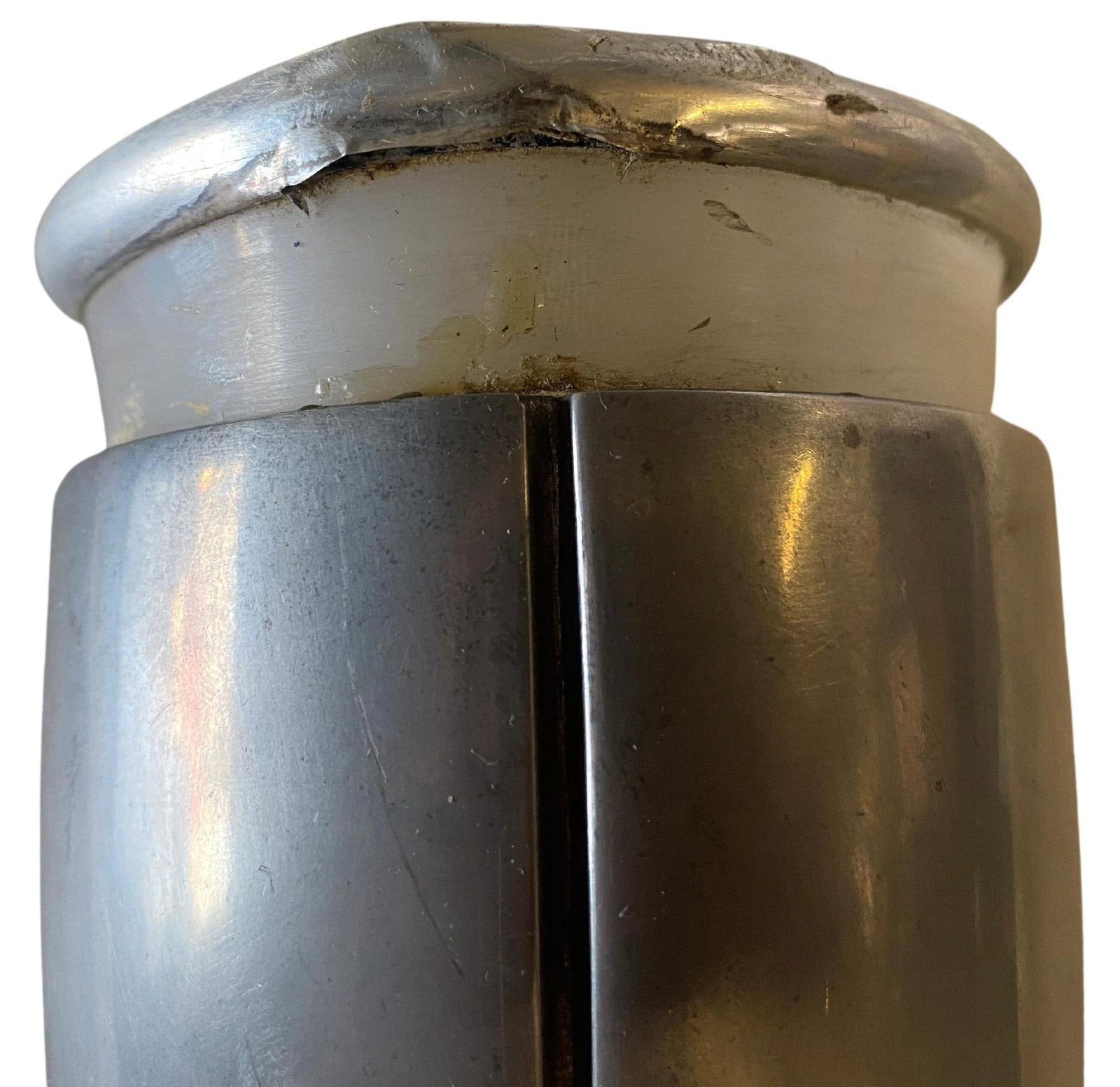 Brushed Aluminum Art Deco Style Wall Sconces, 12 Available - 10