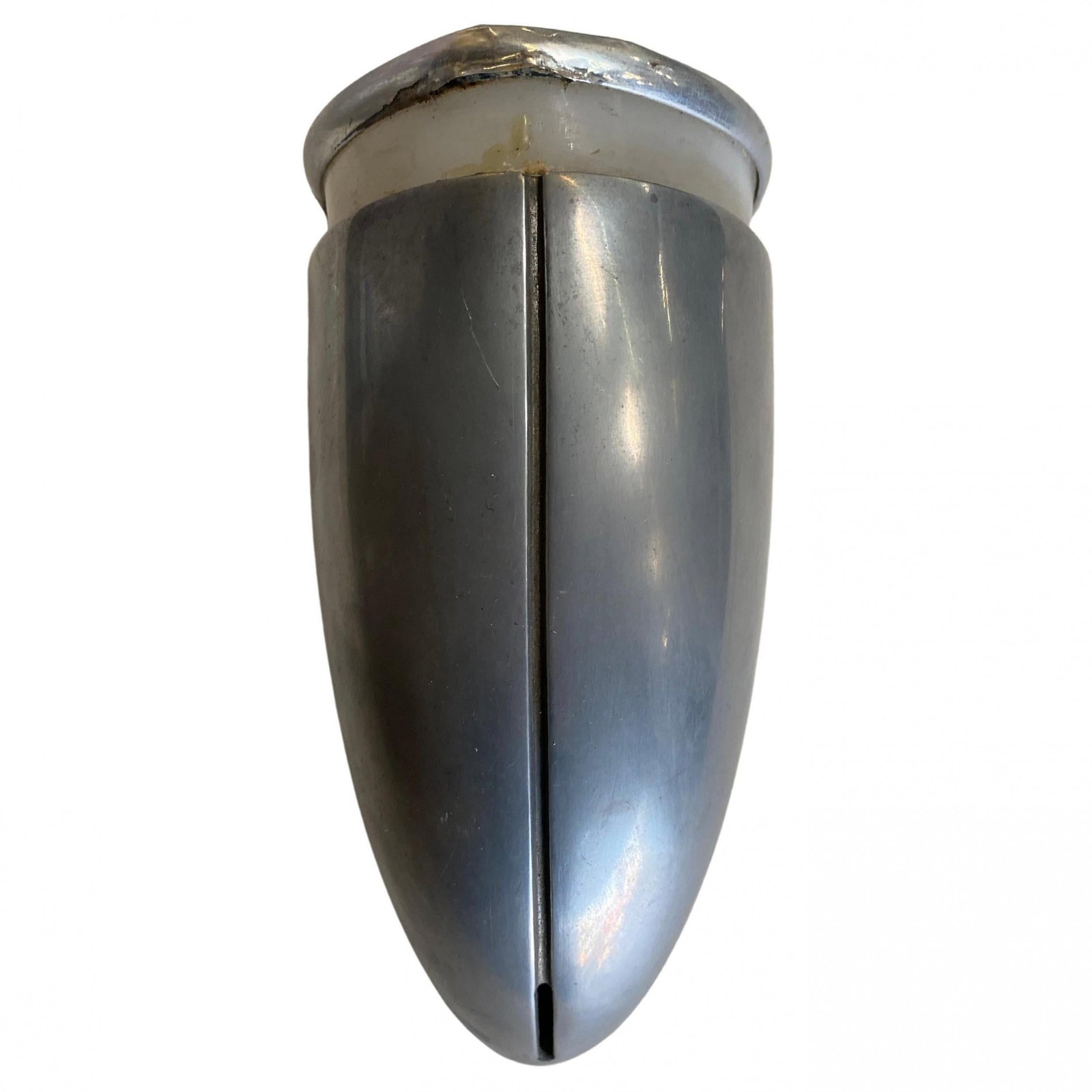 Brushed Aluminum Art Deco Style Wall Sconces, 12 Available - 8