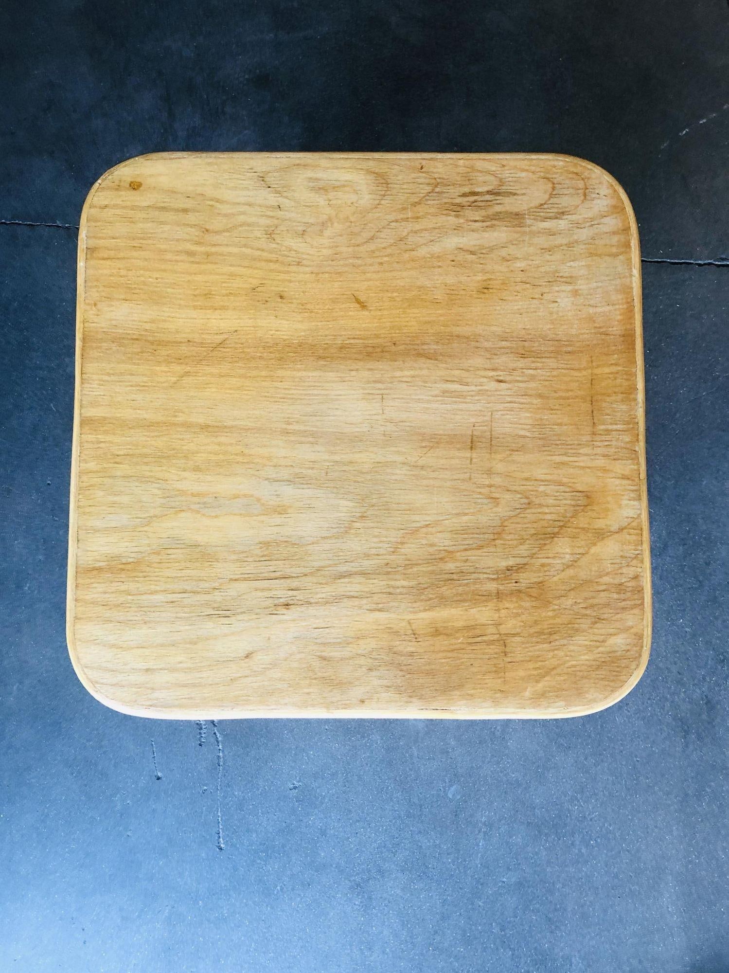 Restored Three-Strand "Quad Arch" Rattan Side & Drink Table - 3