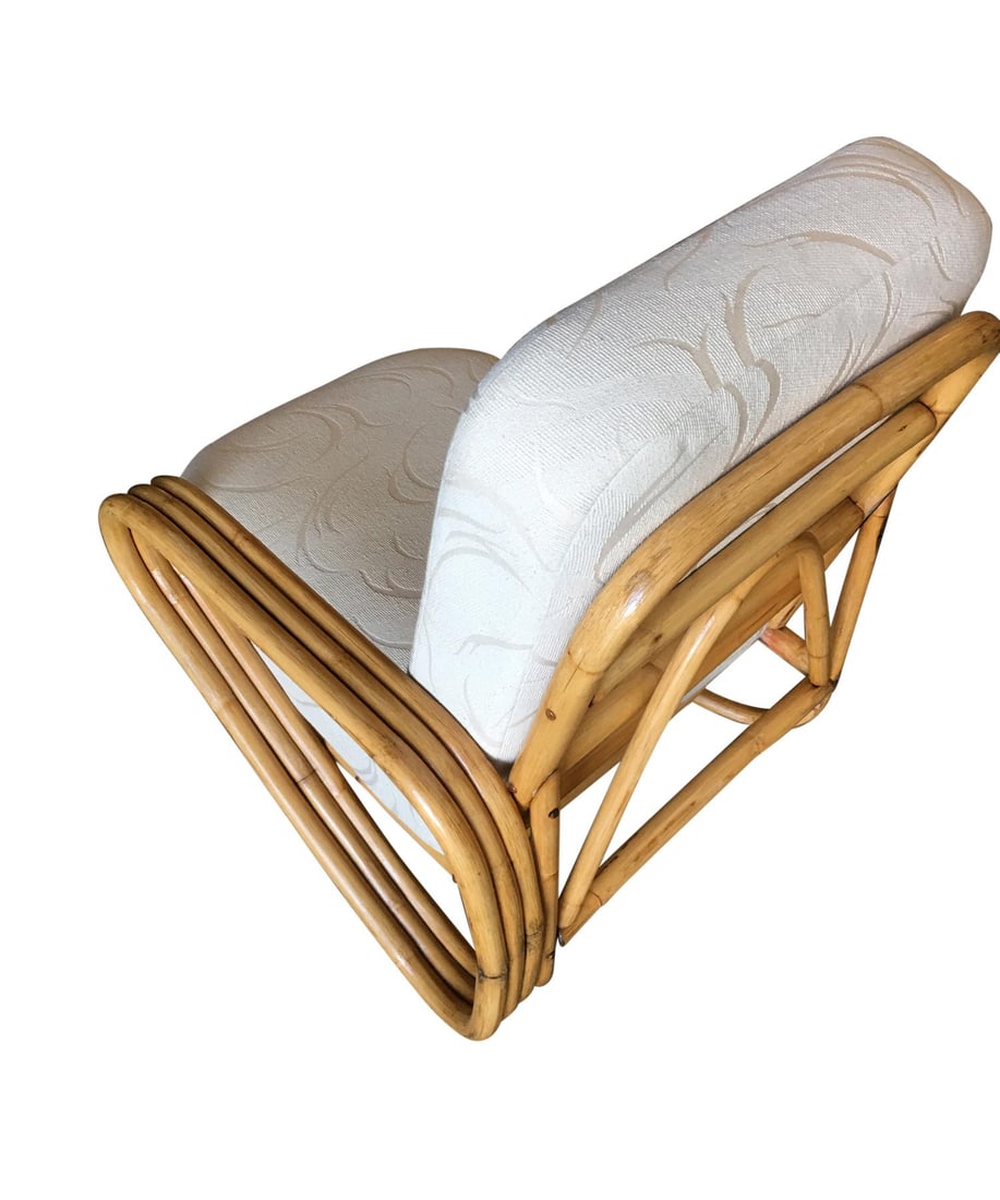 Restored "Triple Triangle" Open Air Pretzel Single Arm Lounge Chair - 5