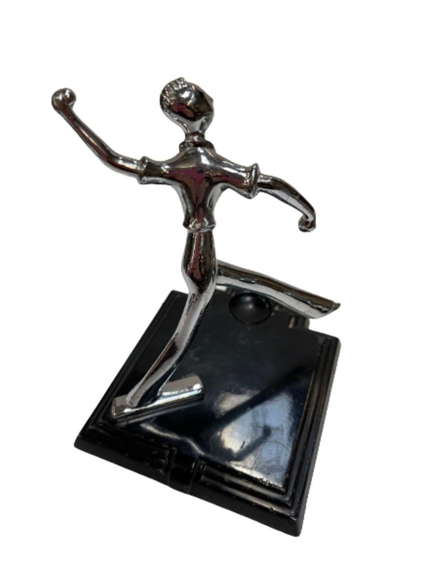 Art Deco Ball Player Table Table Lighter with Base by Ronson - 16