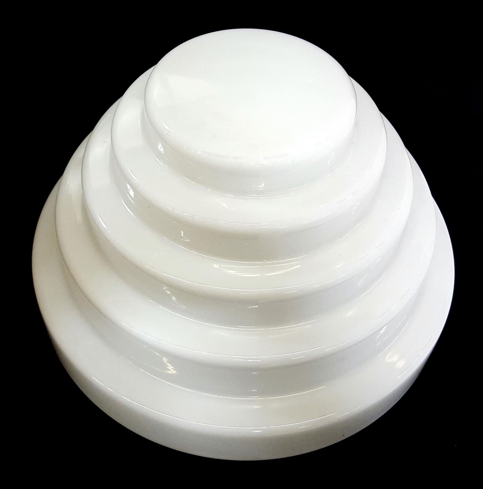 Stepped Art Deco Skyscraper Ceiling Mounted Globe with Fixture - 3