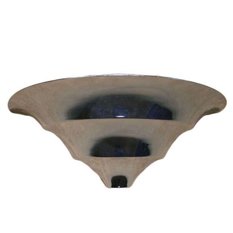 Art Deco Demilune Wall Sconce in Manner of Jean Perzel - 5