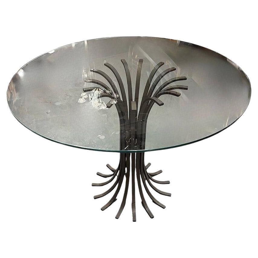 43" Round Extruded Iron Outdoor/Patio Dining Table Coated, 3 Available - 2