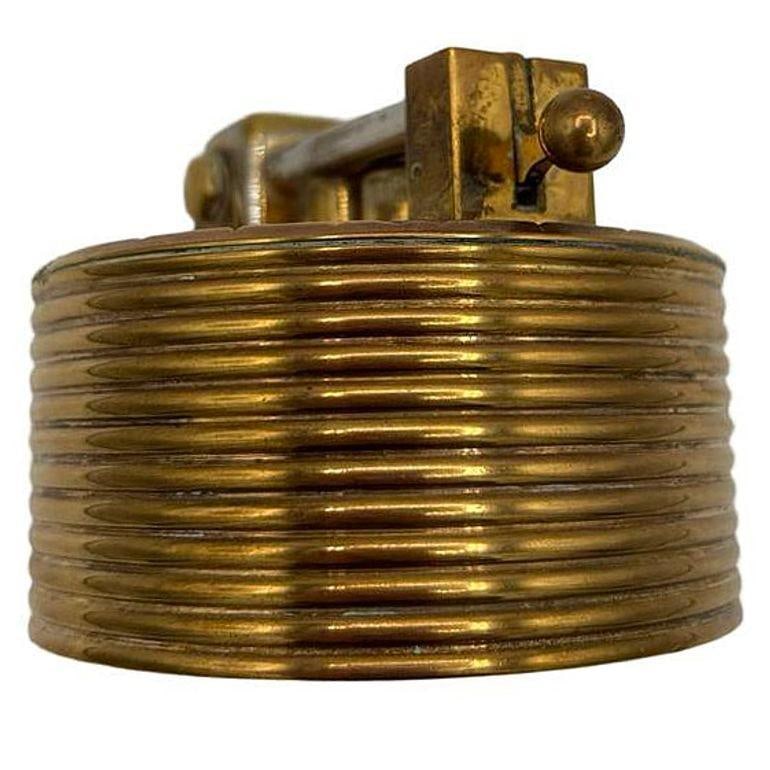 Mid-century "Brilux" for Dunhill Brass Lift-Arm Table Lighter, Switzerland - 9