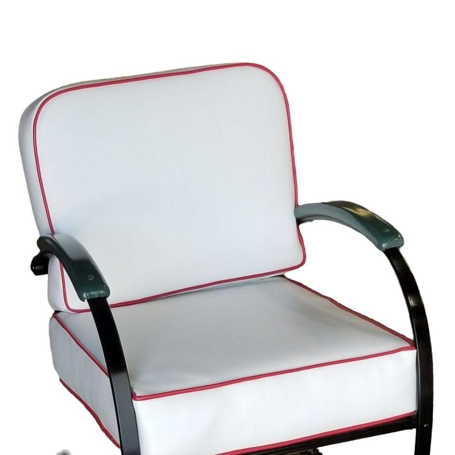 Wolfgang Hoffmann Custom Green and Black Springer Chair for Howell - 11