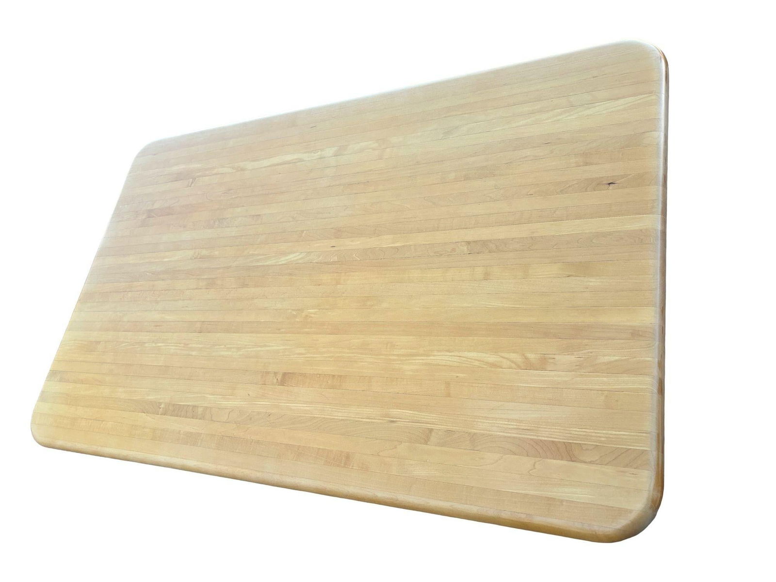 Marcel Breuer Style Mid-Century Blonde Wood & Chrome Dining Table - 3