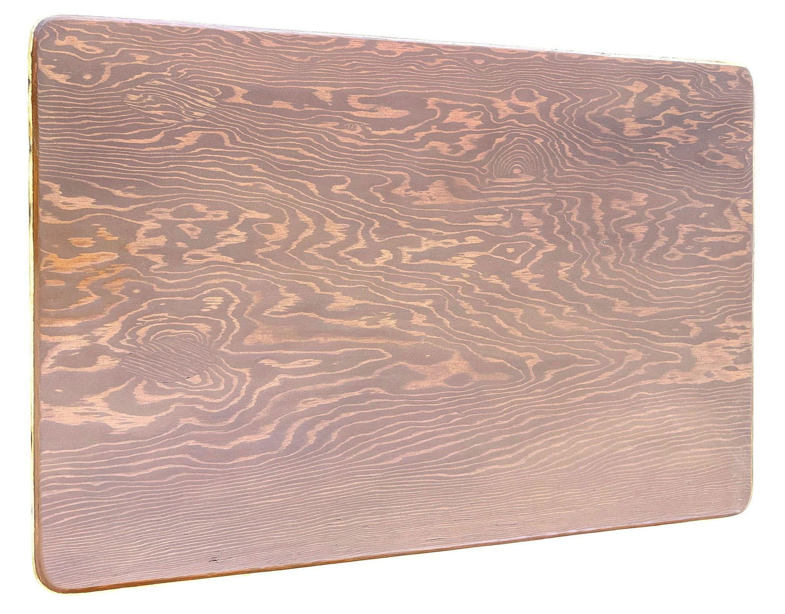 Restored Hourglass Rattan and Mahogany Coffee Table - 6