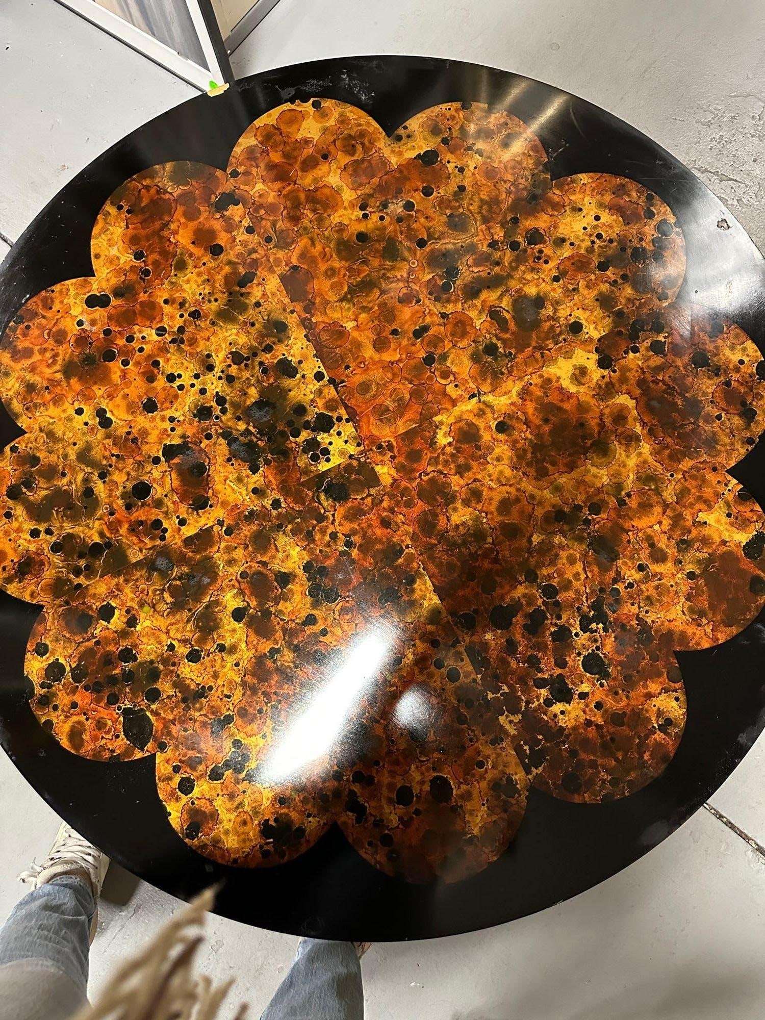 Muller & Barringer for Kittinger Coffee Table with Lacquer Top, Circa 1950 - 19