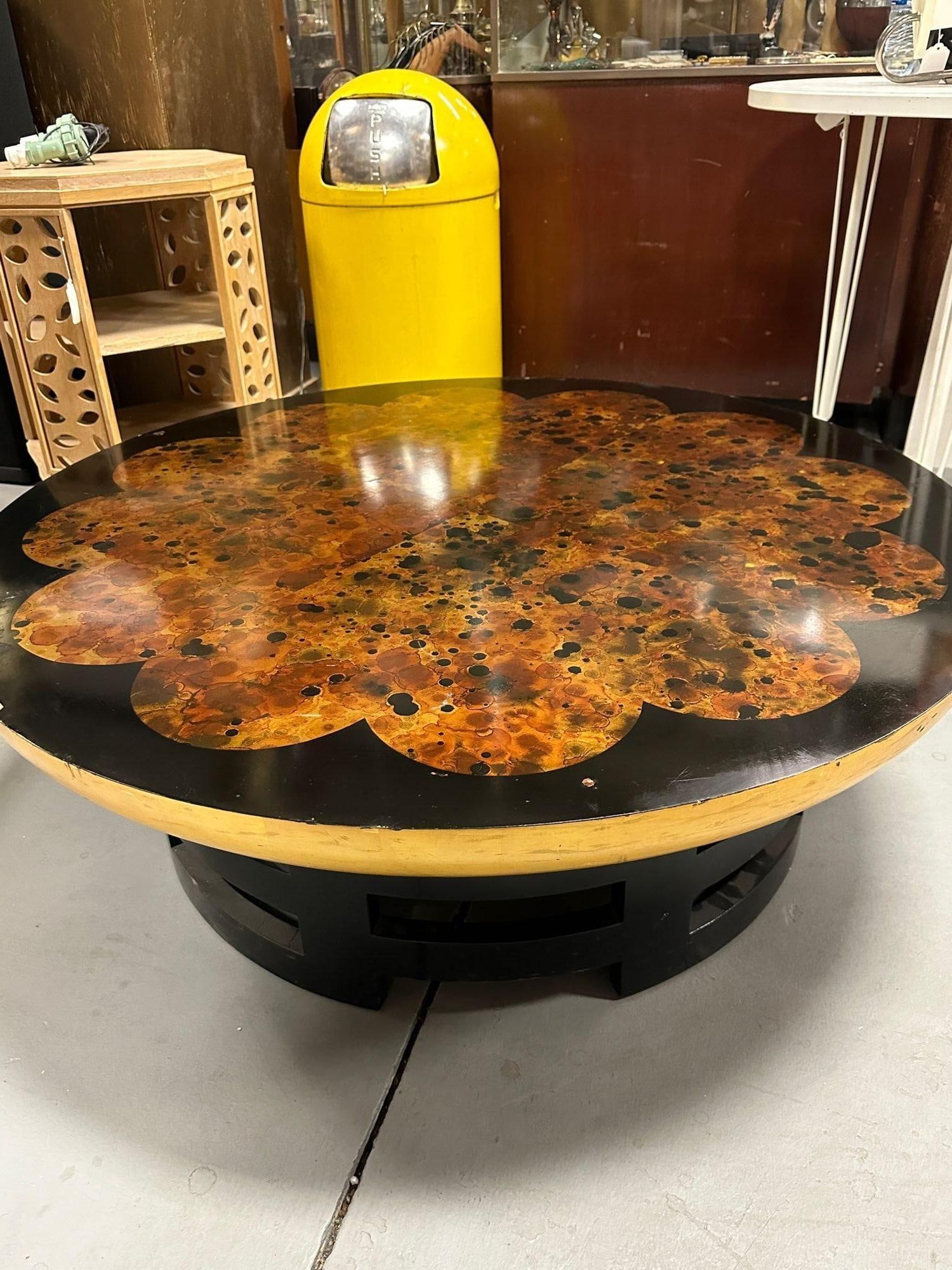 Muller & Barringer for Kittinger Coffee Table with Lacquer Top, Circa 1950 - 6