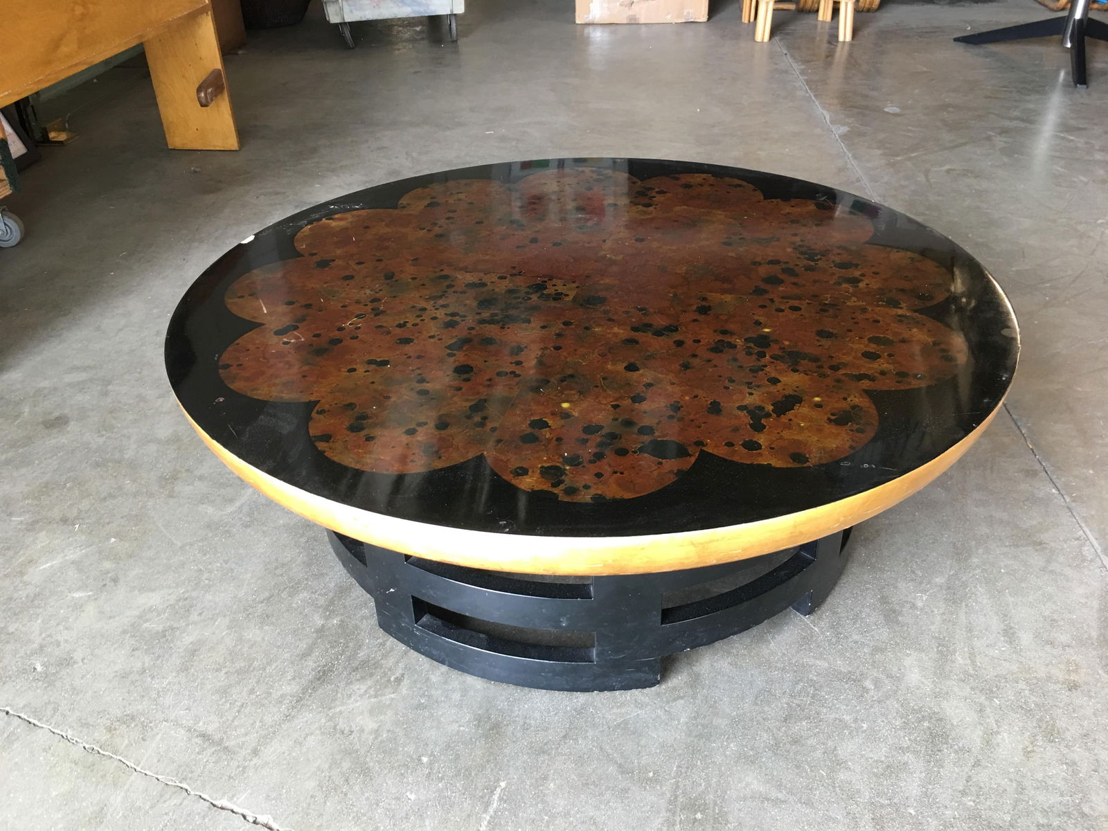 Muller & Barringer for Kittinger Coffee Table with Lacquer Top, Circa 1950 - 9