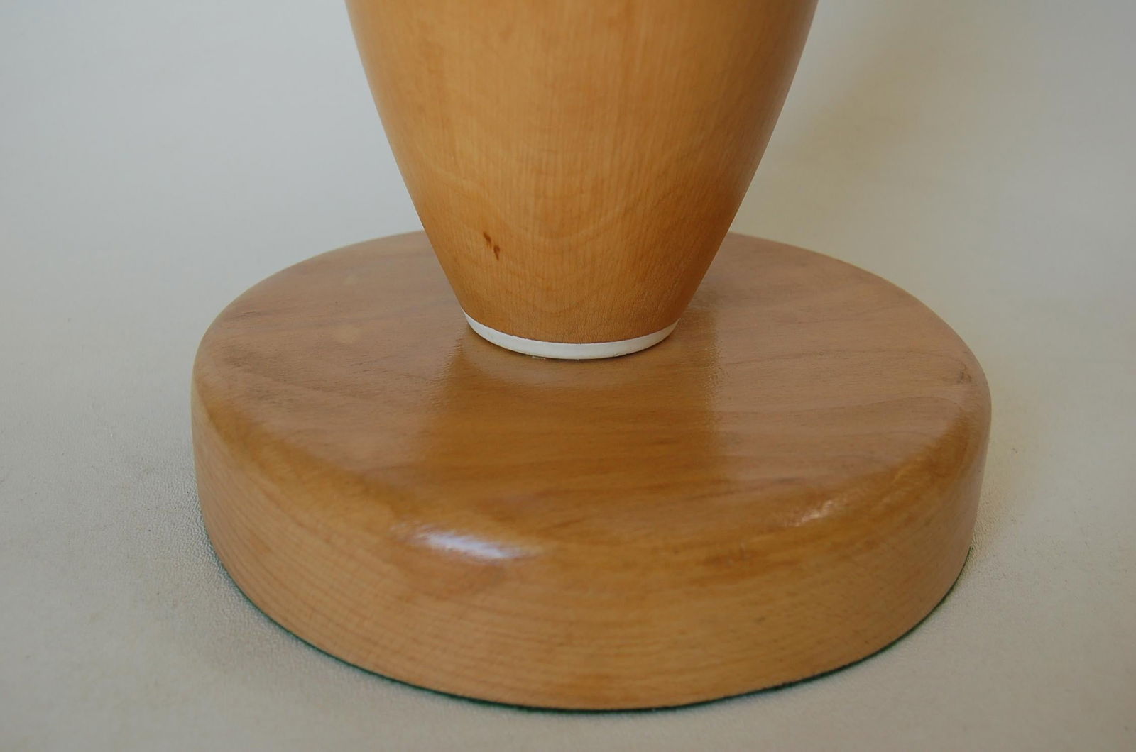 Wood Dix Tournament Select Real Bowling Pin Table Lamp - 6