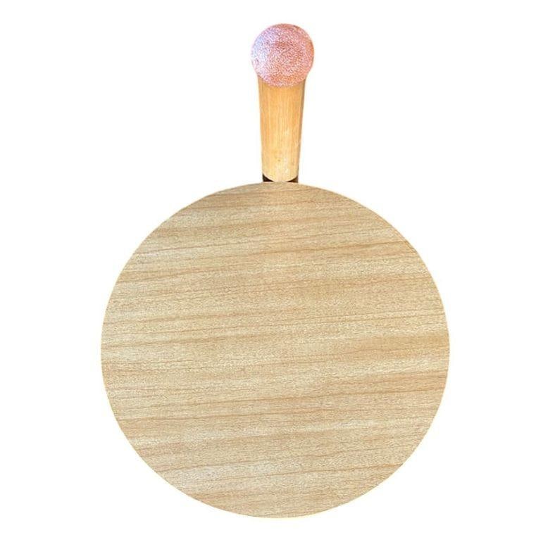 Restored Rare Portable Rattan Side Table Drink Shelf Stand w/ Handle 2 Available - 6