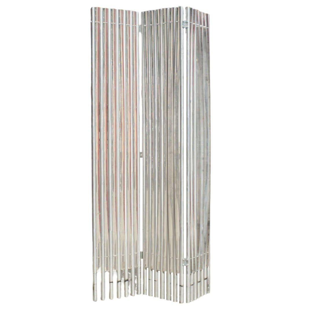 Lucite and Aluminum Acrylic Wall Divider by Charles Hollis Jones - 4