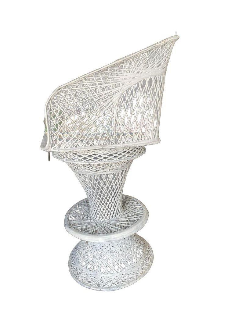 Mid Century Spun Fiberglass Barstool and Dry Bar Set by Woodard - 4