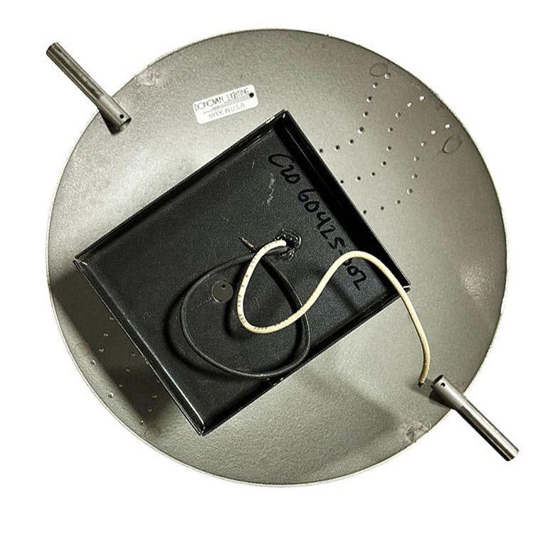 1980s "Metro 1800" Spun Aluminum Wall Sconce by Donovan Lighting, 2 Available - 4