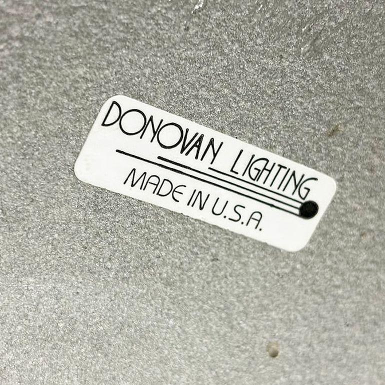 1980s "Metro 1800" Spun Aluminum Wall Sconce by Donovan Lighting, 2 Available - 6