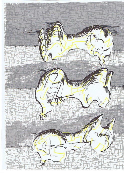 Henri Moore Original Lithograph XXe Siecle 1972*: Title: Henri Moore Original Lithograph XXe Siecle 1972* Artist: Moore Description: Artist: Henri Moore Country: England Title: Reclining Figures Medium: Original Lithograph Marks: Not signed not numbe