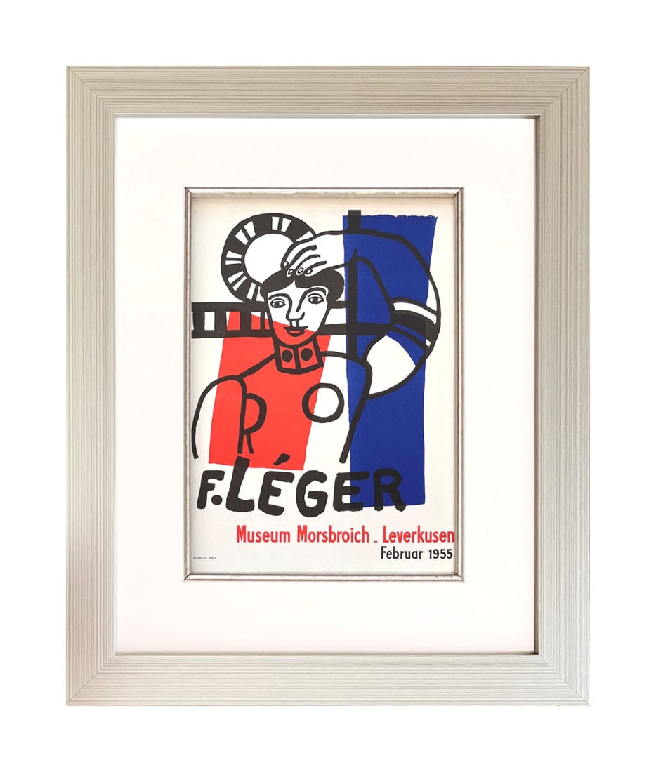 Leger Lithograph 35 Museum Morsbrich Art in Posters 1959 framed - 2