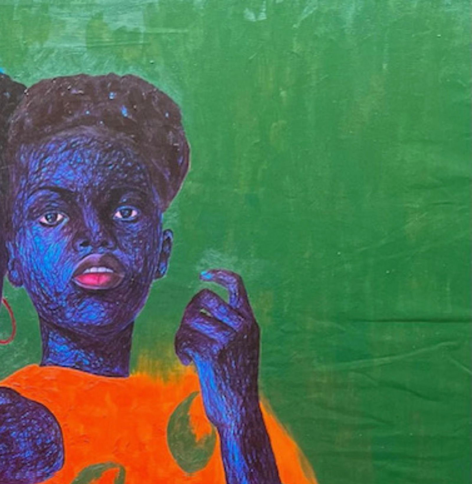 Daniel Owoeye, True Friend 2 - 21st Century, Contemporary, Figurative Portrait, Women Love Men, 2024 - 13