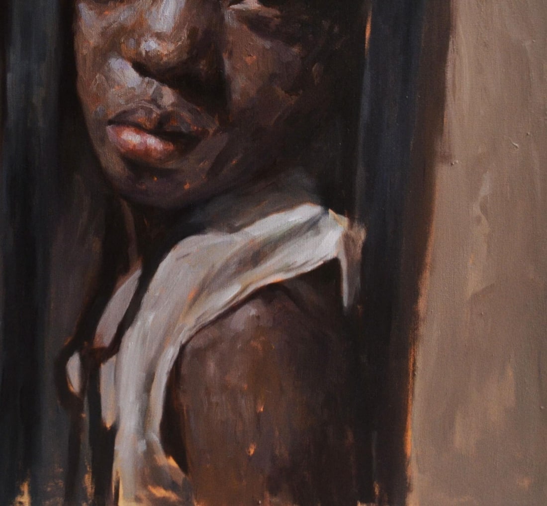 John Ali, Better Tomorrow - 21st Century, Contemporary, Figurative Portrait, Children Art, 2024 - 9