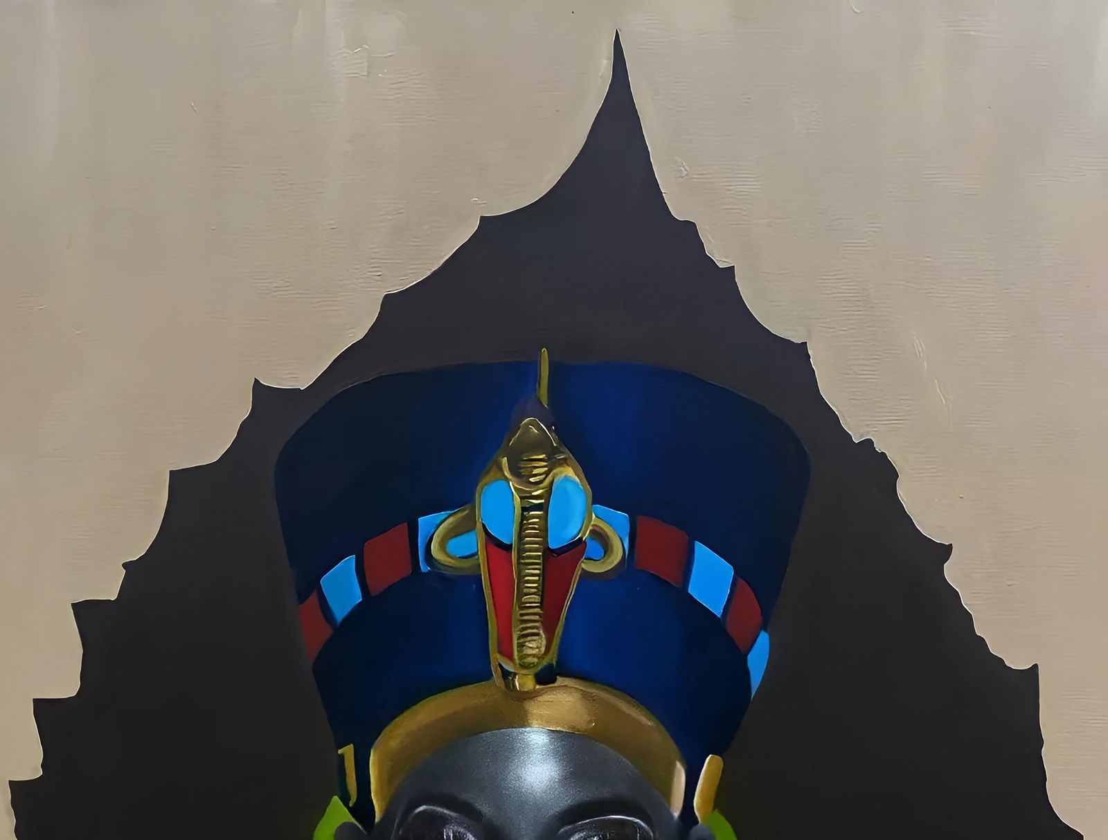 Ibrahim Omiyera, Regal -21st Century, Contemporary, Figurative Portrait, Africa Women, Queen Life, - 6