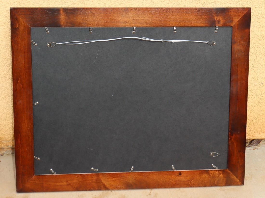 JANINE DUGUE California Artist Serene Tropical Island Palm Trees by Sea acrylic - 6