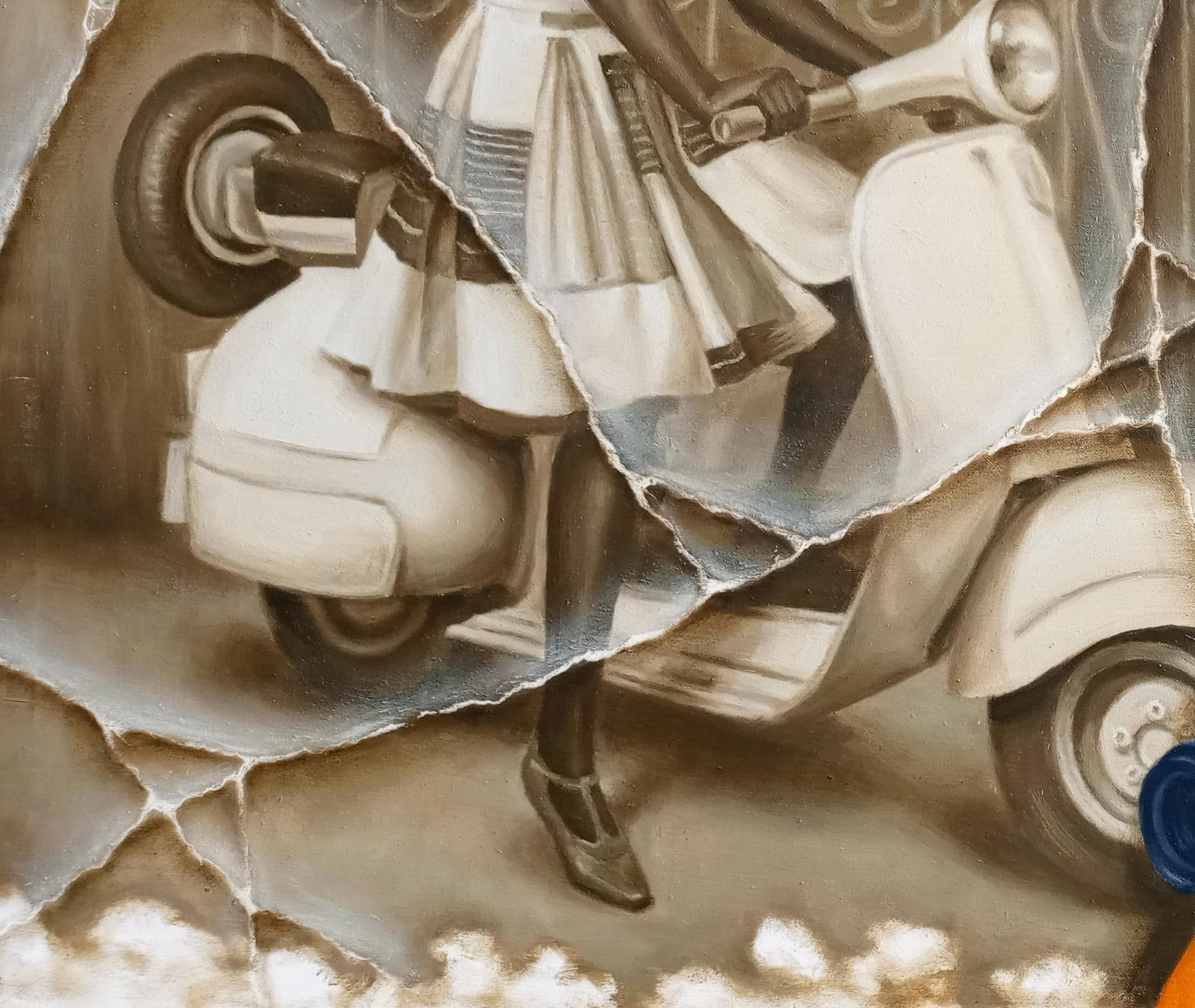 Oluwaseun Ojebiyi, The Trip -21st Century, Contemporary, Figurative Painting, Oil, Women, Vehicle, - 7