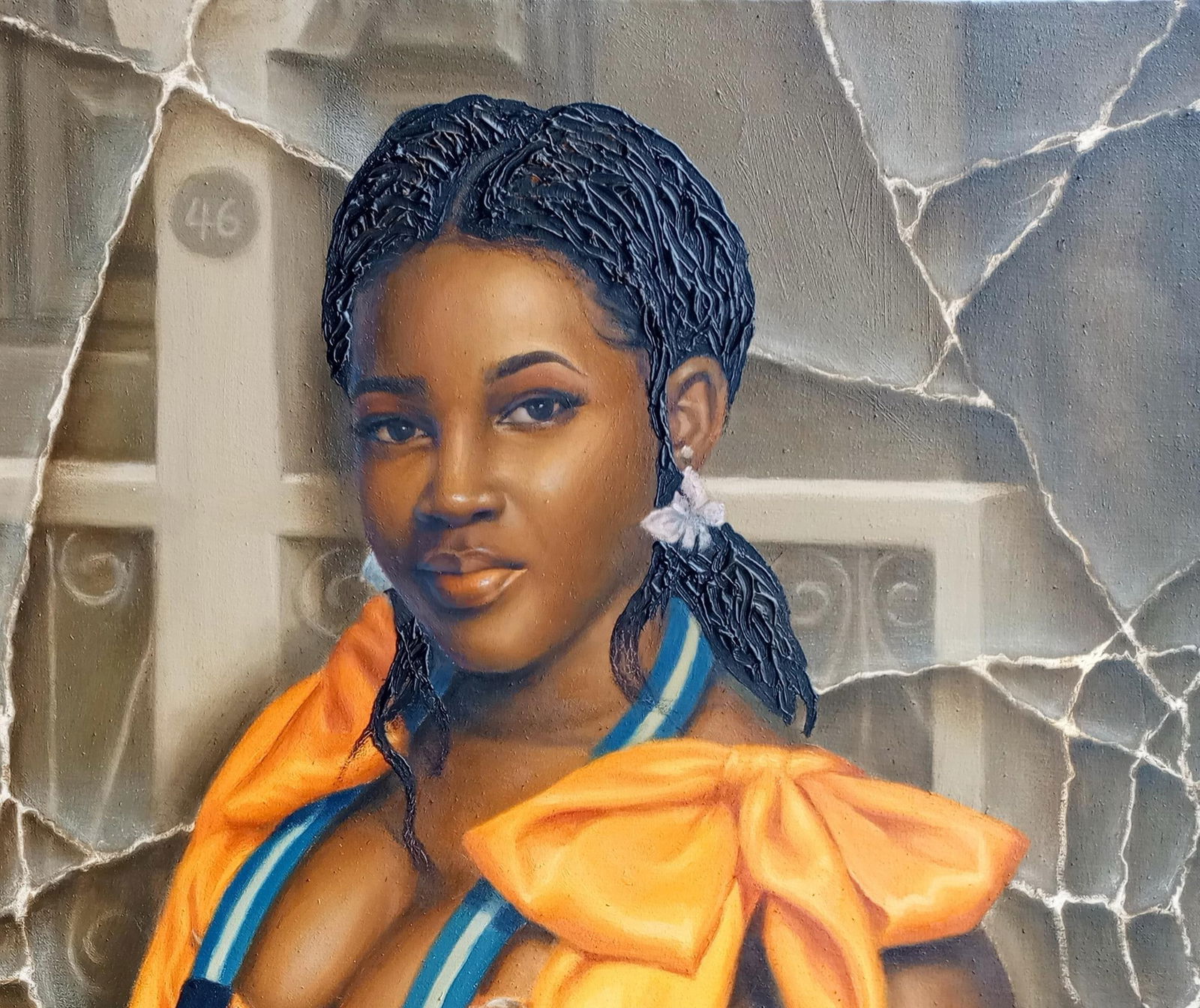 Oluwaseun Ojebiyi, The Trip -21st Century, Contemporary, Figurative Painting, Oil, Women, Vehicle, - 12