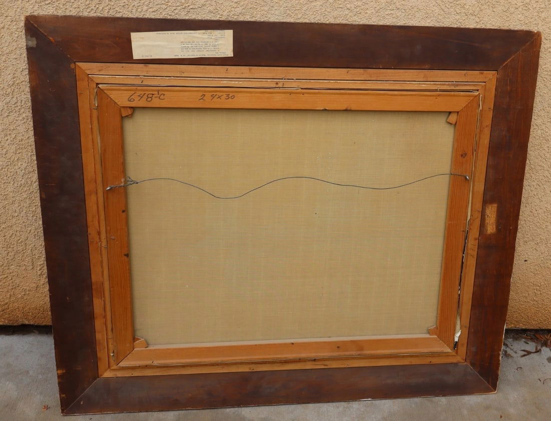 EVA MAKK Original oil painting Still Life with Apples and Textile - 6