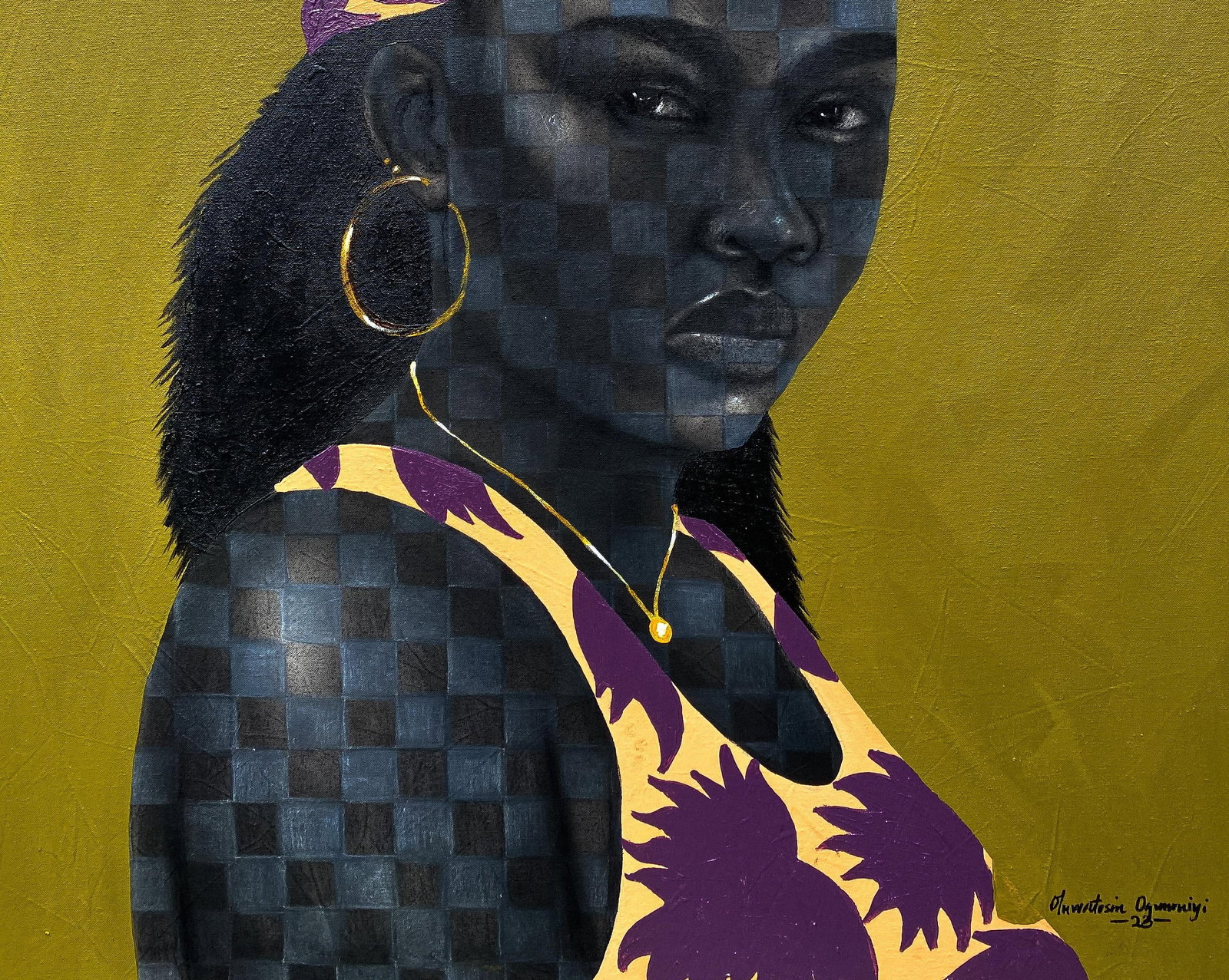 Oluwatosin Ogunniyi , Pathfinder 3 - 21st Century, Contemporary, Figurative Portrait, Black Women - 6