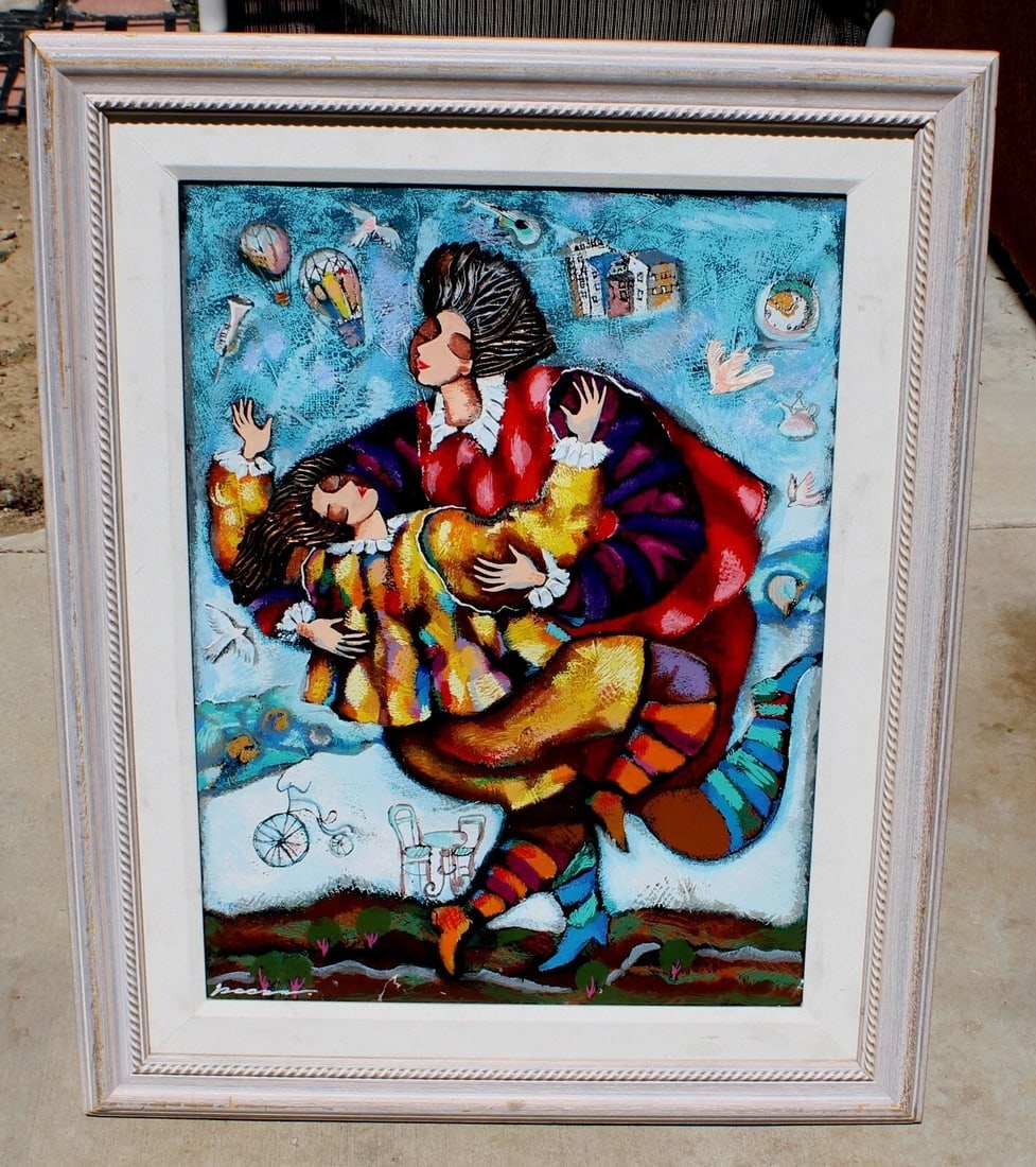 MICHAEL KACHAN Balloon Dance II AP Embellished Serigraph on Canvas Edition of 13 - 2