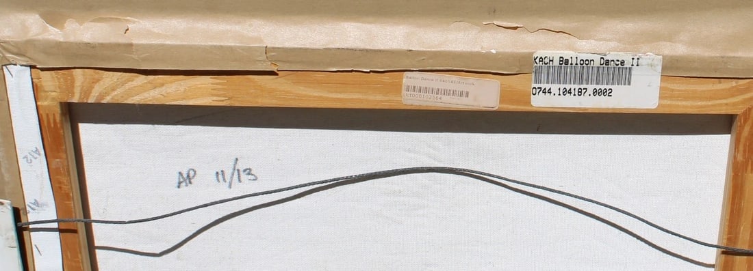 MICHAEL KACHAN Balloon Dance II AP Embellished Serigraph on Canvas Edition of 13 - 7