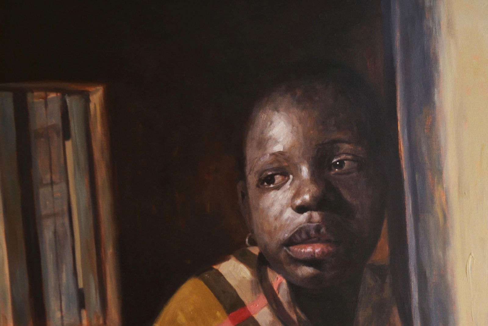 John Ali, Moment of Faith - 21st Century, Contemporary, Figurative Portrait, Children Art, 2024 - 2