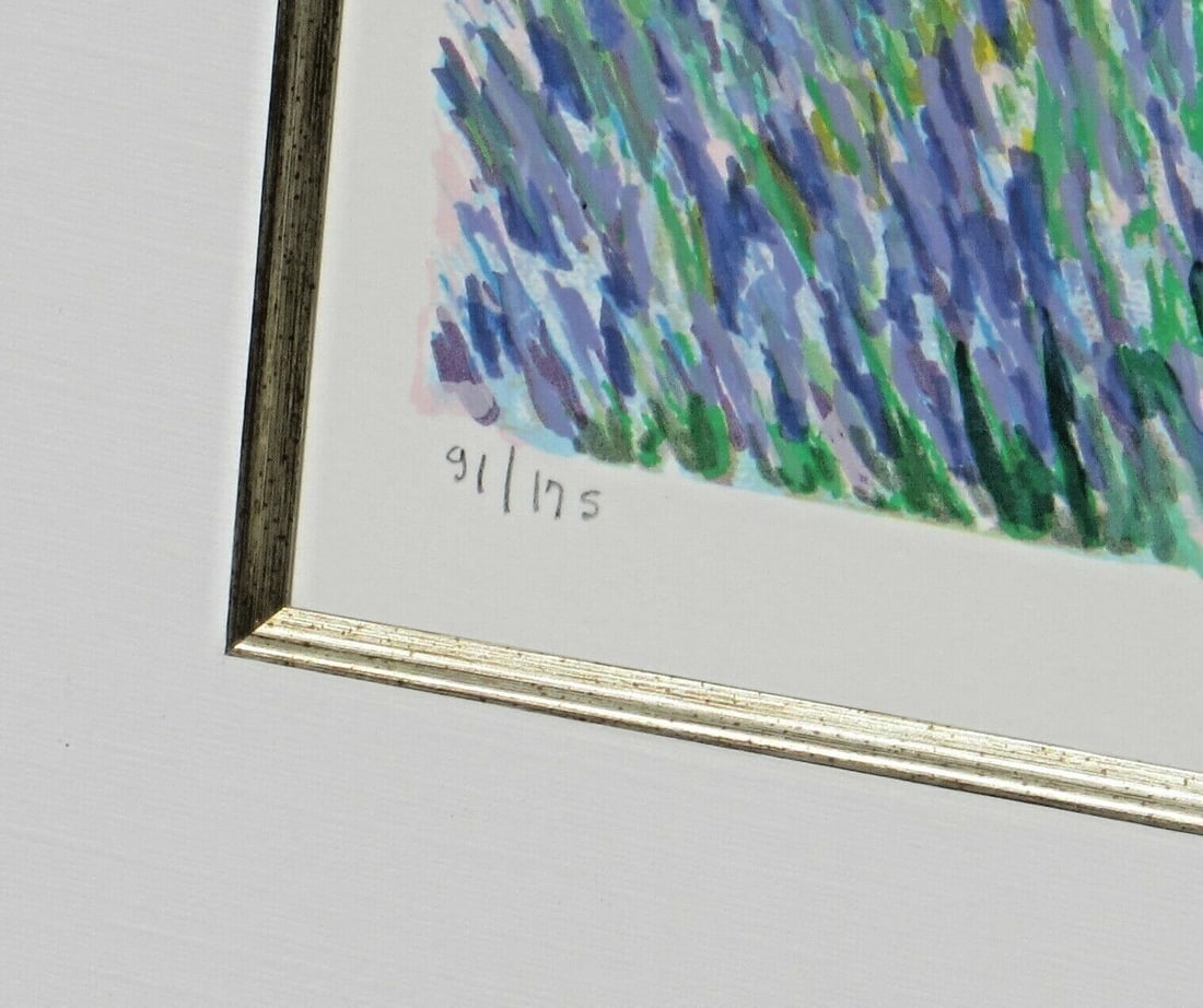 GUY BEGIN S/N Serigraph Flowering Landscape Atlantic Colony Perfume 91/175 2003 - 4