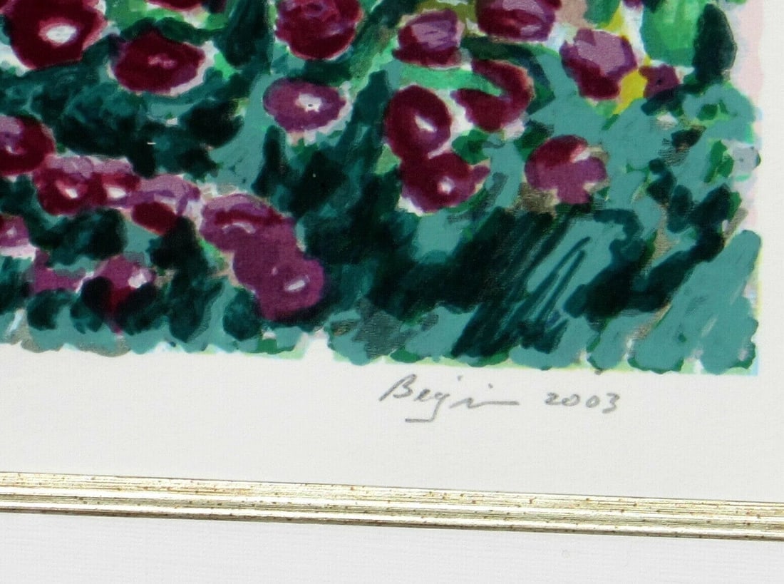 GUY BEGIN S/N Serigraph Flowering Landscape Atlantic Colony Perfume 91/175 2003 - 5